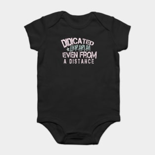 Dedicated Librarian Even From A Distance : Funny Quanrntine Librarian Shirt Baby Bodysuit